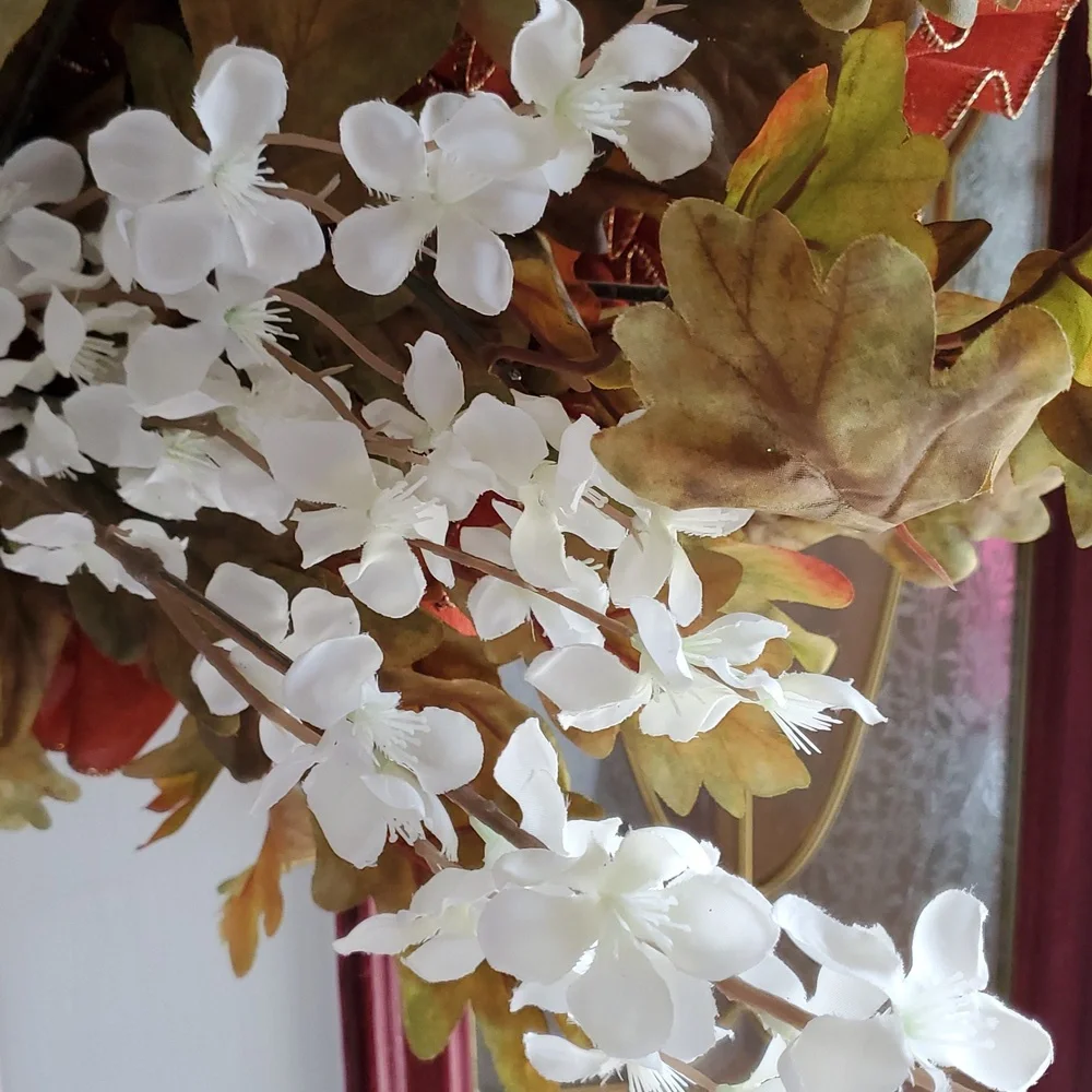 Fall Harvest Wreath with Rust and Olive Tones